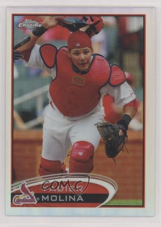 2012 Topps Chrome Refractor Yadier Molina #97 04br