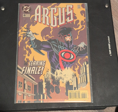 DC Comics Argus #6 1992 Comic Book The Searing Finale Direct