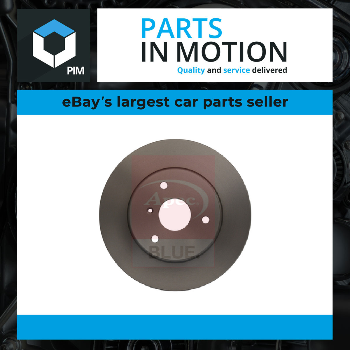 2x Brake Discs Pair Solid fits SMART FORTWO 1.0 Front 2007 on 280mm Set Quality - Image 4