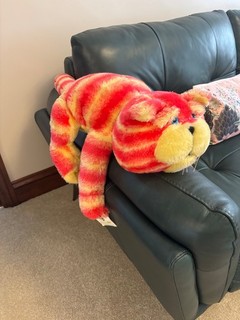 RARE LARGE LIMITED EDITION 1990’S LIFESIZE HANDMADE BAGPUSS THINKING CAP