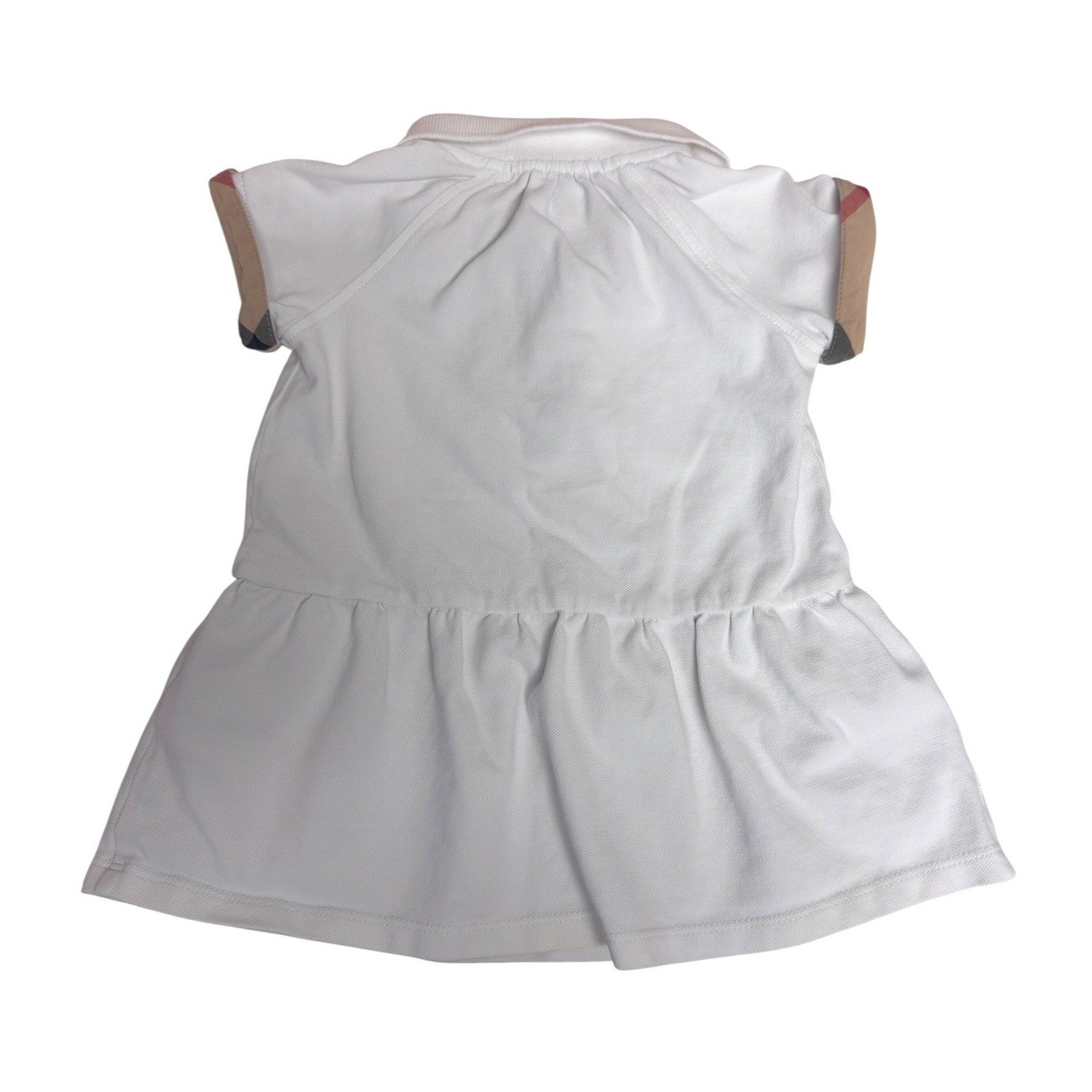 Burberry Children's Cali Smocked Polo Dress Kids Girls Size 18M Luxury Classic thumbnail 3