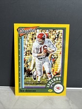 2022 Panini Classics Legends Timeless Tributes Gold /99 Len Dawson #135 HOF