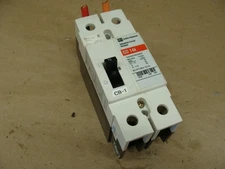 CUTLER HAMMER CURCUIT BREAKER GD 14K 15A 2 POLE 480VAC E-7819 L-5587