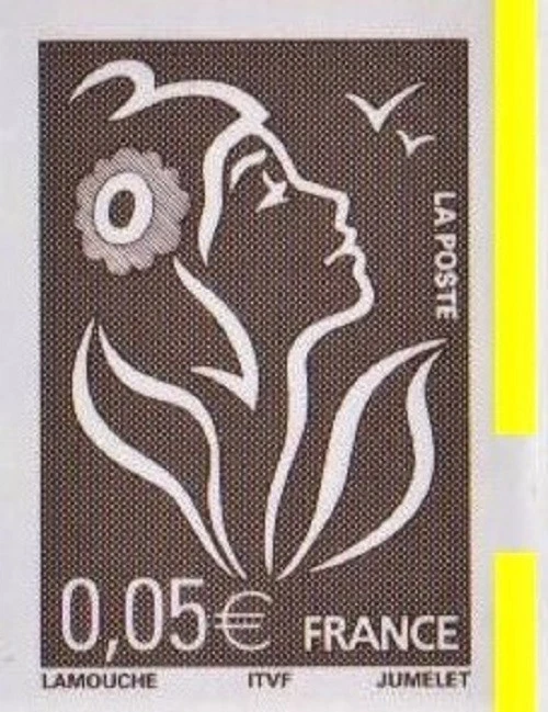 VARIETE N°37354abcd 0,05€ LAMOUCHE NON DENTELE AVEC ET SANS PHOSPHORE LUXE ** - Photo 2/3