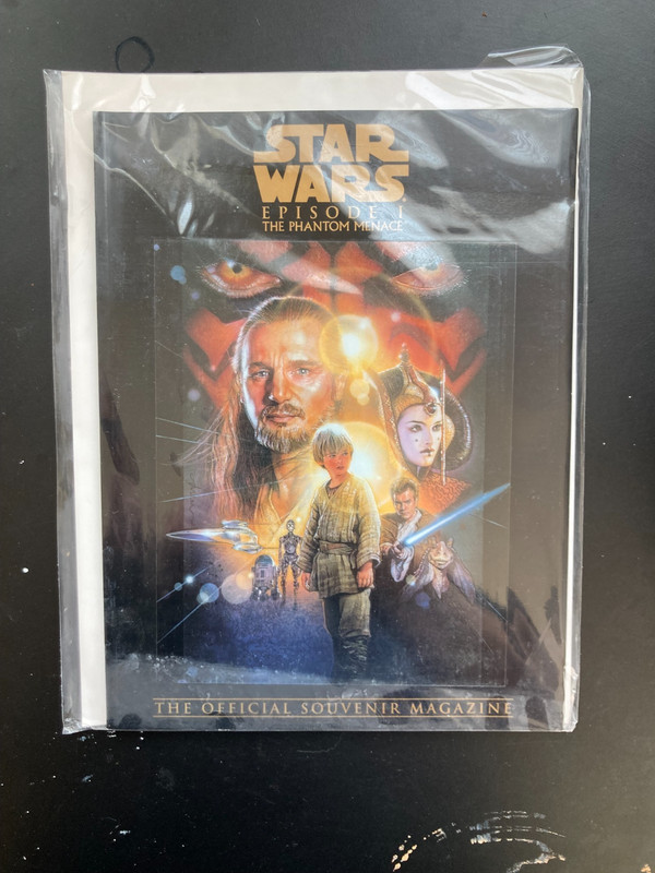 STAR WARS EPISODE 1 THE PHANTOM MENACE OFFICIAL MOVIE SOUVENIR MAGAZINE 