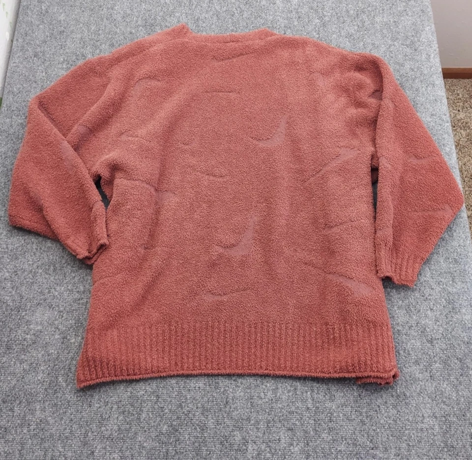 Nike кардиган свитер XL Phoenix уютный букл ржавчины коричневый свуш открытый передний карман - Изображение 2 из 4