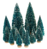 Vbs Miniatur Tannenbaum, 16Er-Set, Beschneit