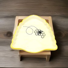 BKLYN Steel Co Beehive Ceramic Spoon Rest Hand Painted NEW