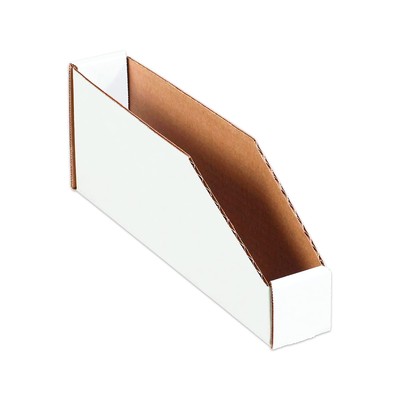 Partners Brand Pbinmt212 Open Top Bin Boxes, 2'' X 12'' X 4 1/2'', Oyster