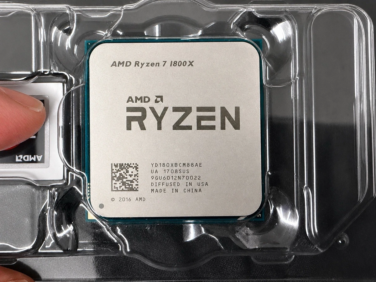Computer AMD Ryzen 7 1800X Processor Model 8 Single Core