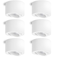 6X Smol Schwenkbar Weiß Mit Modul Led 2W Warmweiß Deckenlampe Schwenkbar Leuchte