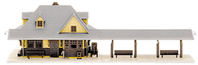 Atlas 1/160 N Scale PASSENGER STATION Commuter/Rural Stop North American Depot