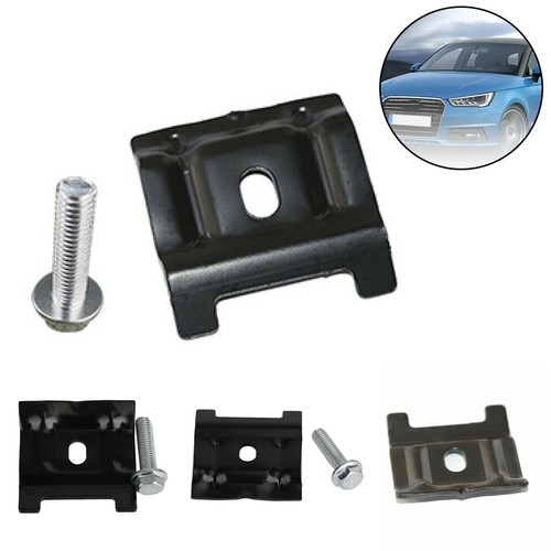 New OEM Battery Clamp 1pc Battery Clamp Battery Clamp + Bolt Gloss Black - Picture 3 of 12