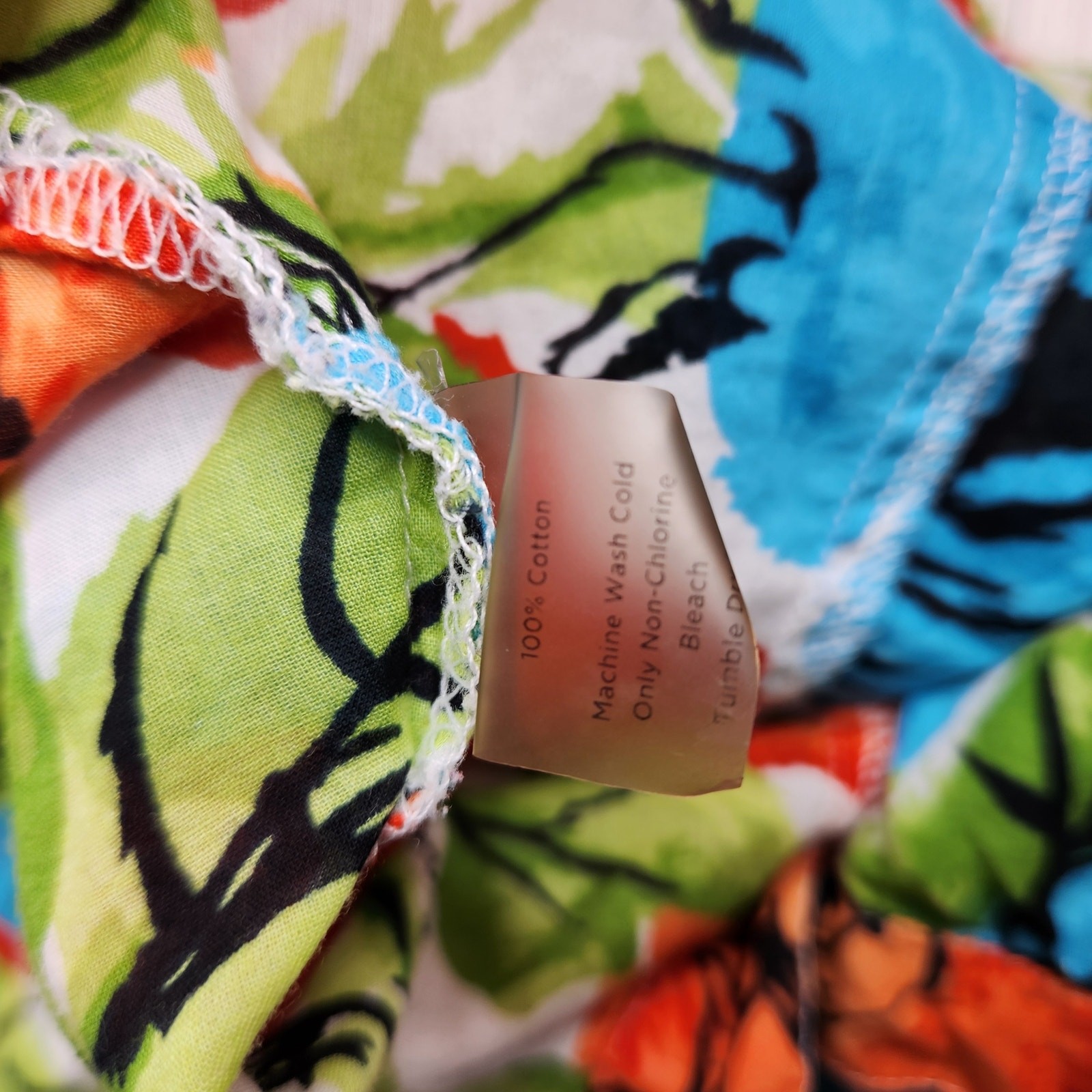 Talbot Button Down Floral Size Medium Casual Summ… - image 7