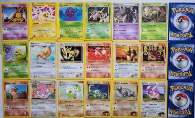 Assorted Original Pokemon Cards **Your Choice** 1999-2010 Excellent Condition