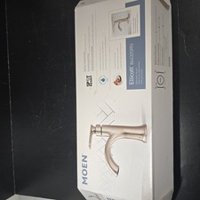 Moen Ellicott Single Handle Bathroom Faucet Brushed Nickel Finish - 84632SRN