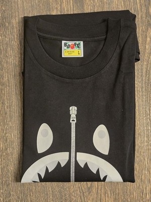 Bape - Shark - Black - Tee - Relaxed L - 100% AUTHENTIC