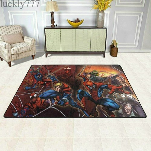 Spider-Man Miles Morales Anti-Skid Area Rugs Living Room Soft Floor Mats Carpets - Picture 27 of 29