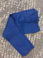 Metro style 100 Genuine Blue Leather Pants Size 10p