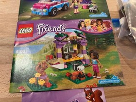 LEGO &reg; Friends expedition car, mountain hut & squirrel / set 41116 41031 41017
