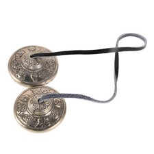 Finger Cymbals Percussion Instruments Copper Chime Accessory for Yoga