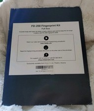 FD-258 Fingerprint Kit: 5 Applicant Cards, Ink, and Directions