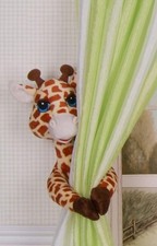 Curtain Critters Plush Safari Giraffe Curtain Tieback 1  T168 