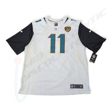 Official NFL Jacksonville Jaguars Jags 2013 #11 Blaine Gabbert Jersey, White 2XL