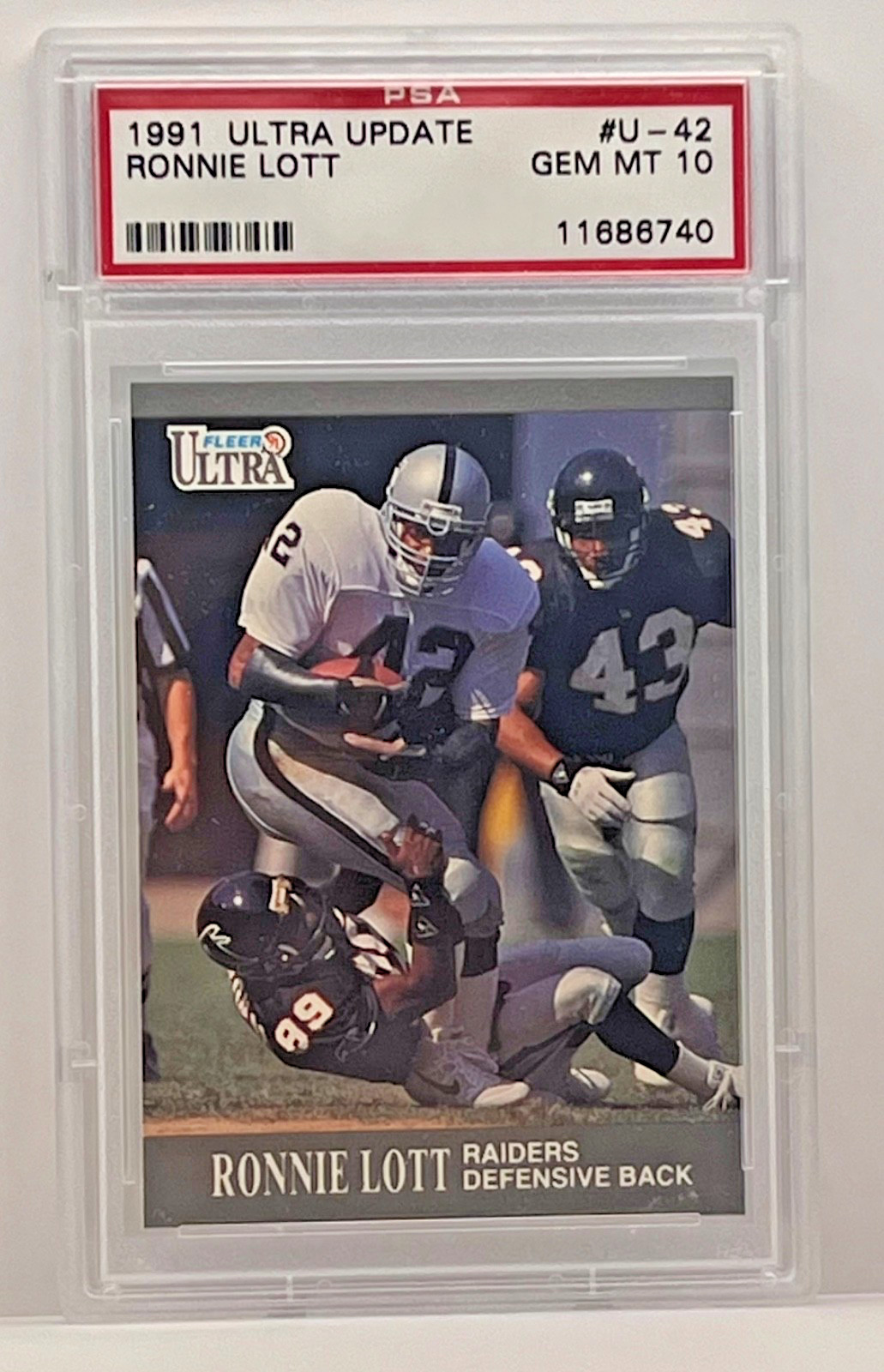 1991 Ultra Update Ronnie Lott #U-42 PSA 10 GEM MINT Raiders