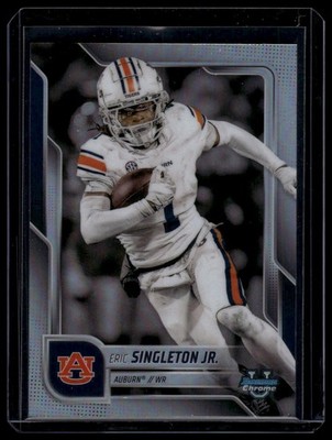 2025 Bowman Chrome University #186 Eric Singleton Jr. Refractor