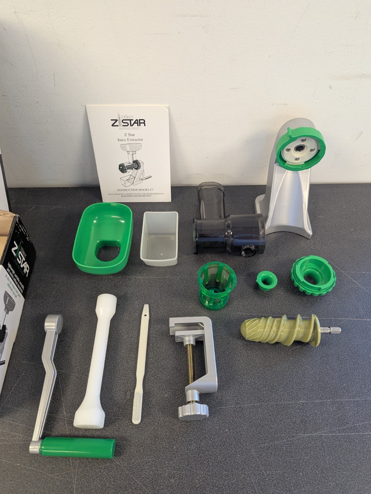 Tribest Z Star Manual Juicer - Wheatgrass, Fruits & Vegetabl