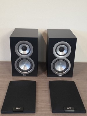 ELAC Uni-Fi UB51-BK Concentric 3-way Bookshelf/Monitor Speakers, UB5 - PAIR