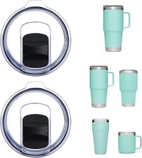2 Pack Tumbler Lid for YETI, Lid Compatible with YETI 42/35 Oz Tumbler with Hand
