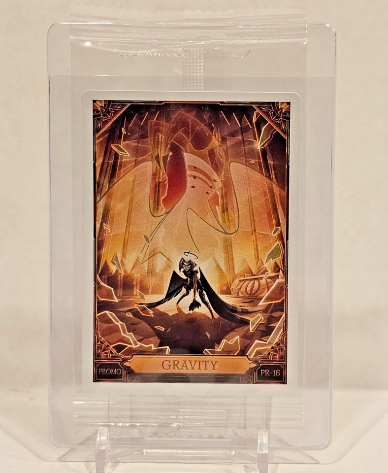 2025 Hazbin Hotel NYCC Foil Promo PR-16 Trading Card Gravity - New and Sealed - Image 2 of 3