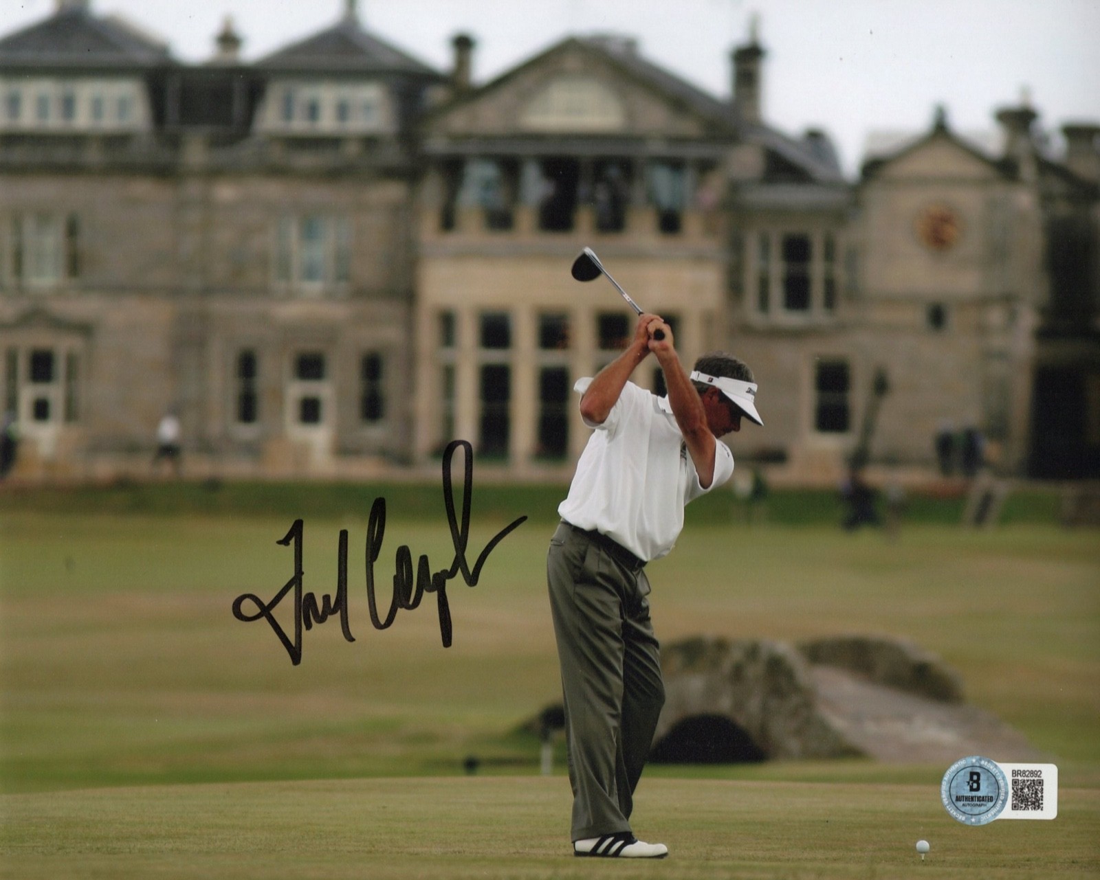 Fred Couples Autographed Signed St. Andrews Masters PGA GOLF 8x10 Photo BAS 