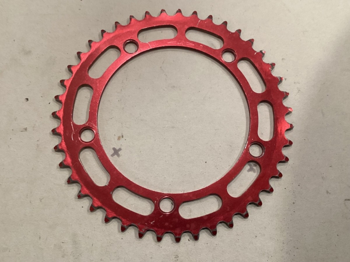 Takagi Chainring Red 43T Old School BMX Sprocket 130 pretty nice