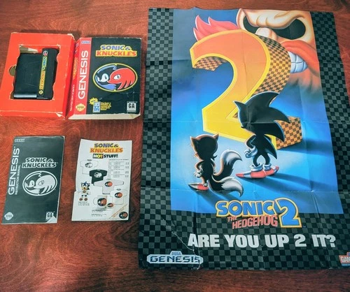 Sega Genesis Sonic And Knuckles Cib