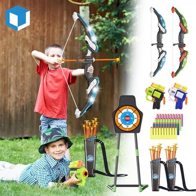 Light Up Bow and Arrow Set Kids Archery Game Toy Boys Girls Gift for Christmas