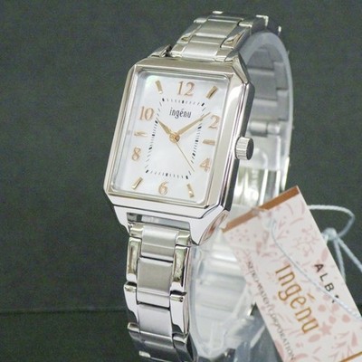 [A3Y] Seiko Alba Ingenu AHJK467 Square MOP Shell Dial Ladies Watch [v72]