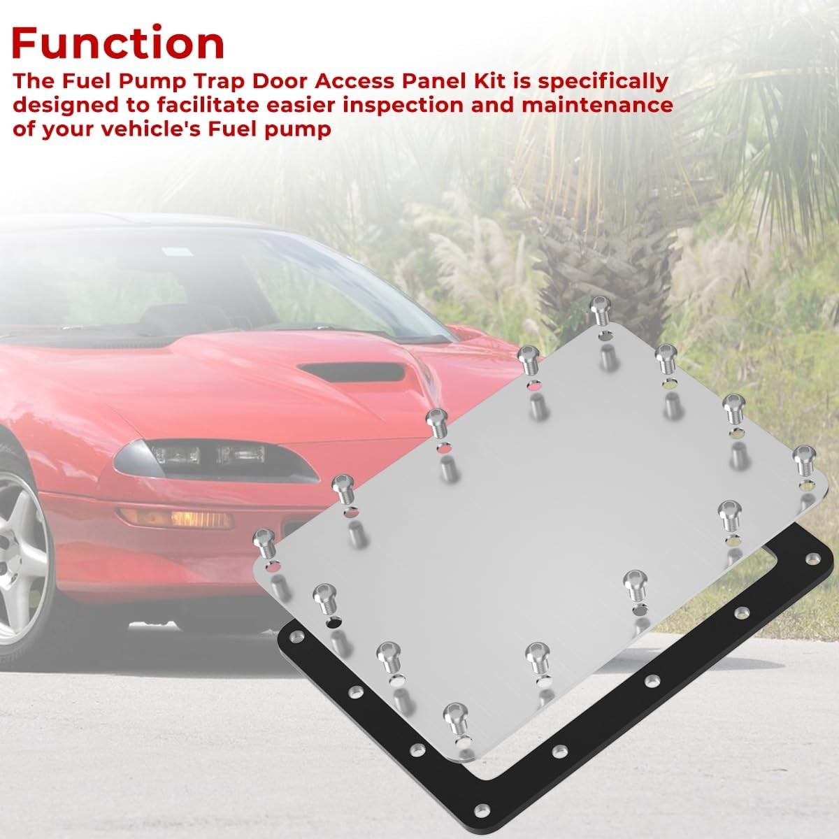 Fuel Pump Trap Door Access Panel Kit For 1982-1997 Chevrolet