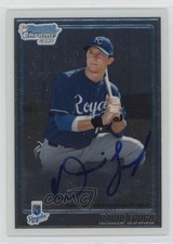 2010 Bowman Chrome Prospects Auto David Lough #BCP107 Auto 4f5