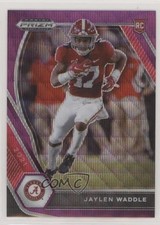 2021 Panini Prizm Draft Picks Purple Wave Prizm Jaylen Waddle #103 0o6v