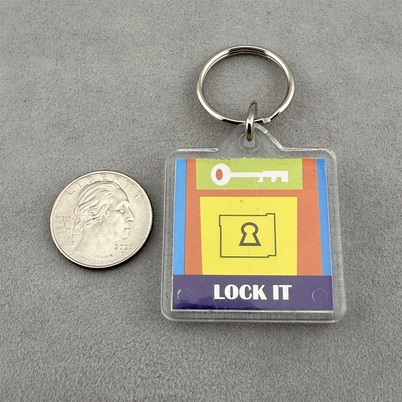 Penrith Valley Community Safety Program Lock It Nsw Australia Keychain Key Ring