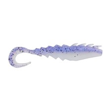 Berkley Gulp!® Saltwater Nemesis Prawn Curl Tail - 4" - Violet Haze Fleck 163...