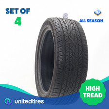 Set Of 4 Used 27545r22 Continental Crosscontact Lx20 108v - 9-1032 Set Of 4 Used 27545r22 Continental Crosscontact Lx20 108v - 9-1032