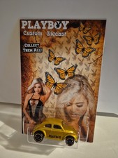 VW BUG BEETLE   Hot Wheels Playboy  1/64 Custom Made GOLD