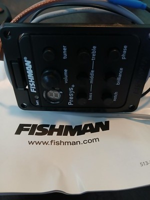 Fishman Presys +  Pickup  Preamp EQ Tuner Acoustic 