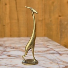 Karl Hagenauer Brass Giraffe figure Austrian Vienna Modernist Sculpture