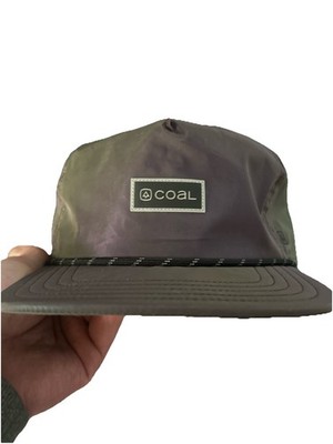 Coal Pontoon Hat Flat Brim Rope Hat Floats In Water Snapback Hat Iridescent Glow