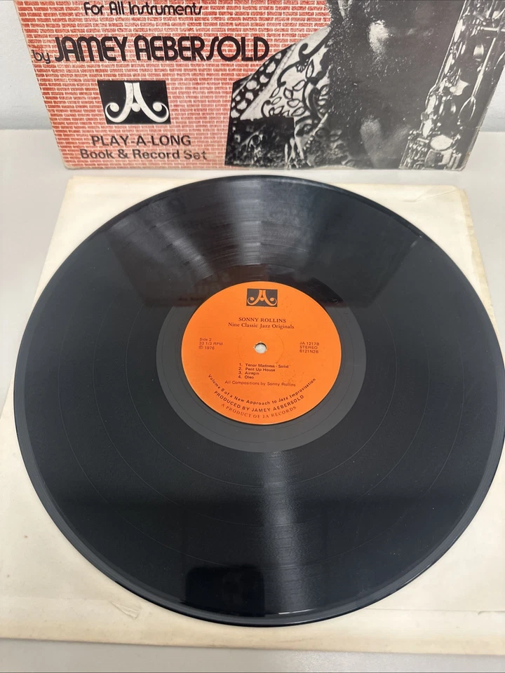 SONNY ROLLINS / NINE CLASSIC JAZZ ORIGINALS VOL. 8 (LP, 1976) JAMEY AEBERSOLD Foto 2 de 4